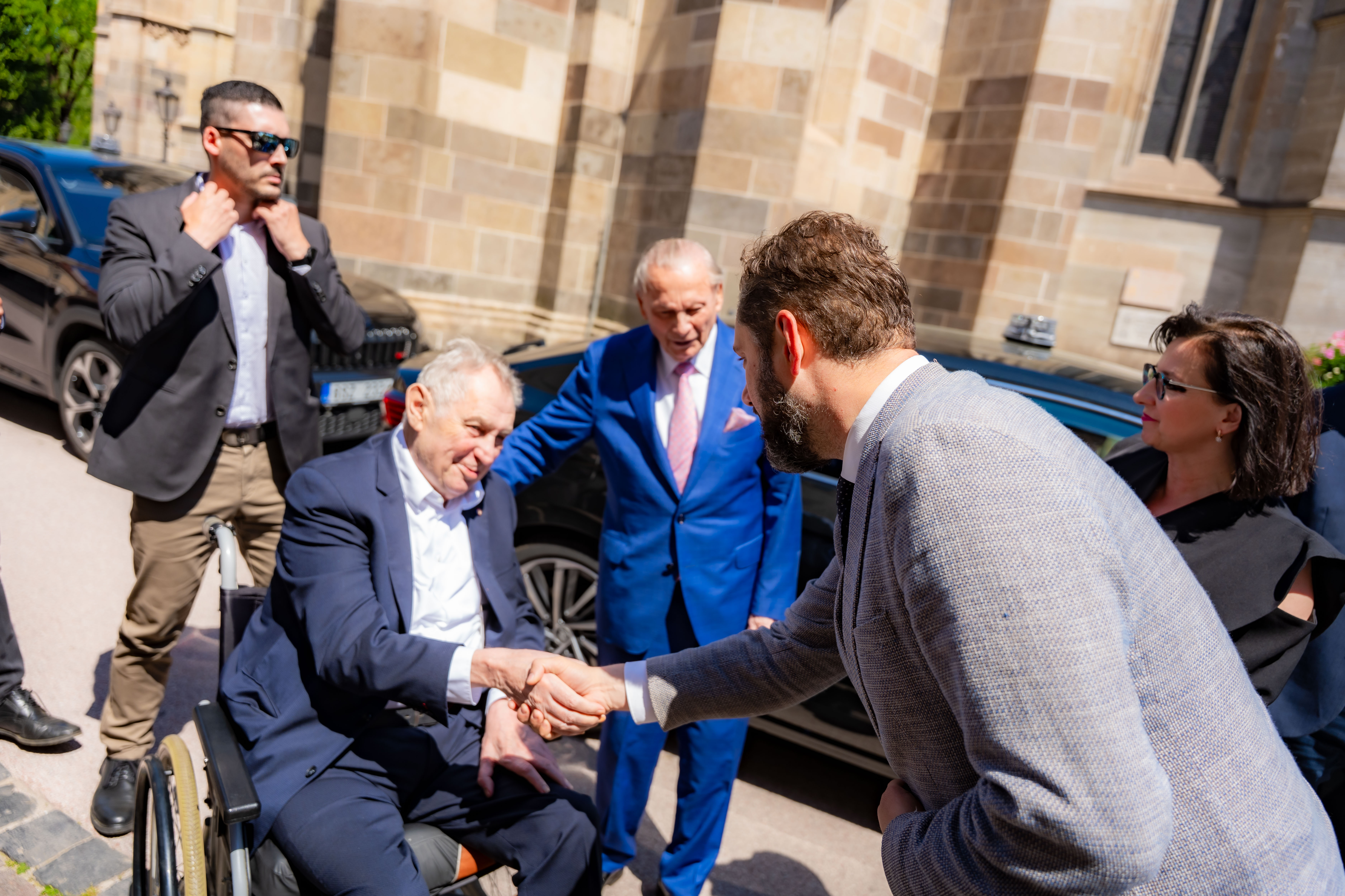 Prezident ZEMAN V Kosiciach so Schusterom -1-15